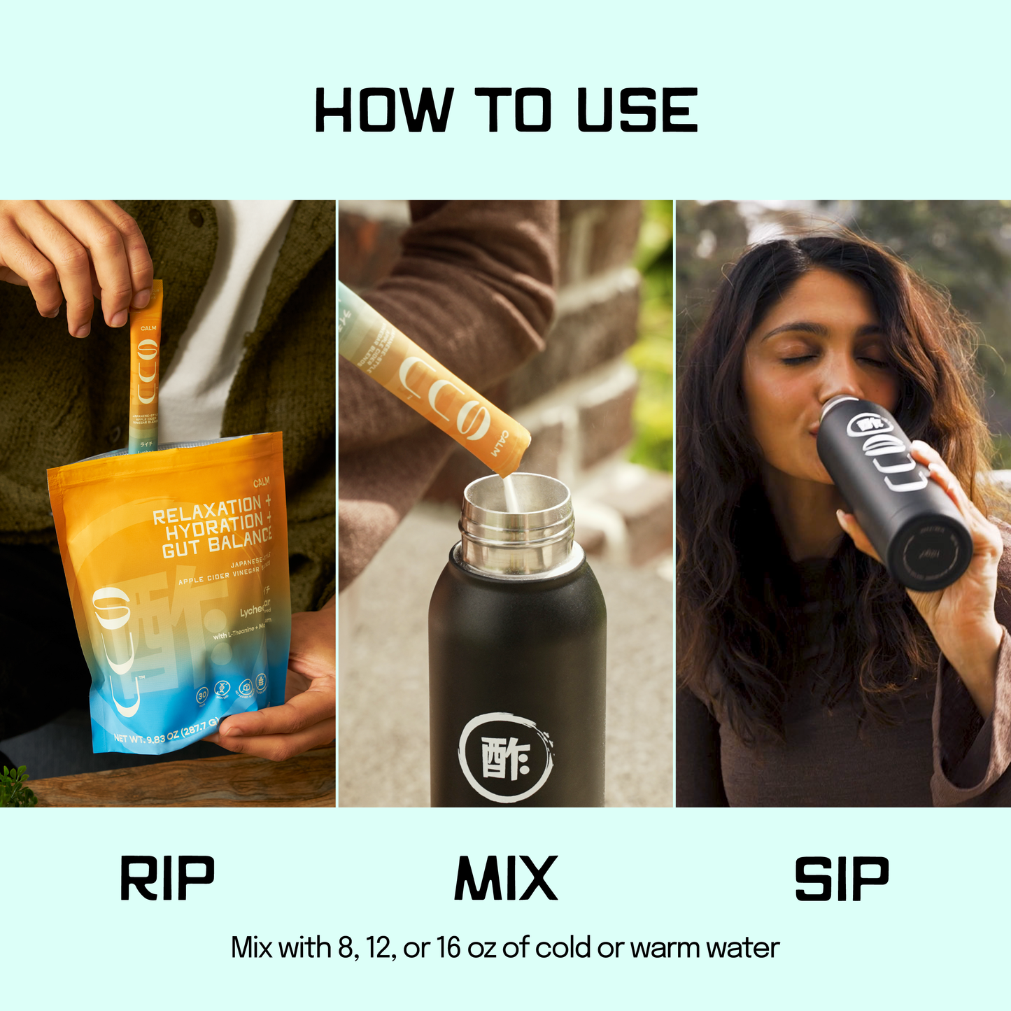 RELAXATION + HYDRATION + GUT BALANCE