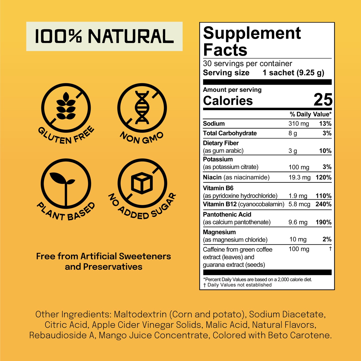 ENERGY + HYDRATION + GUT BALANCE