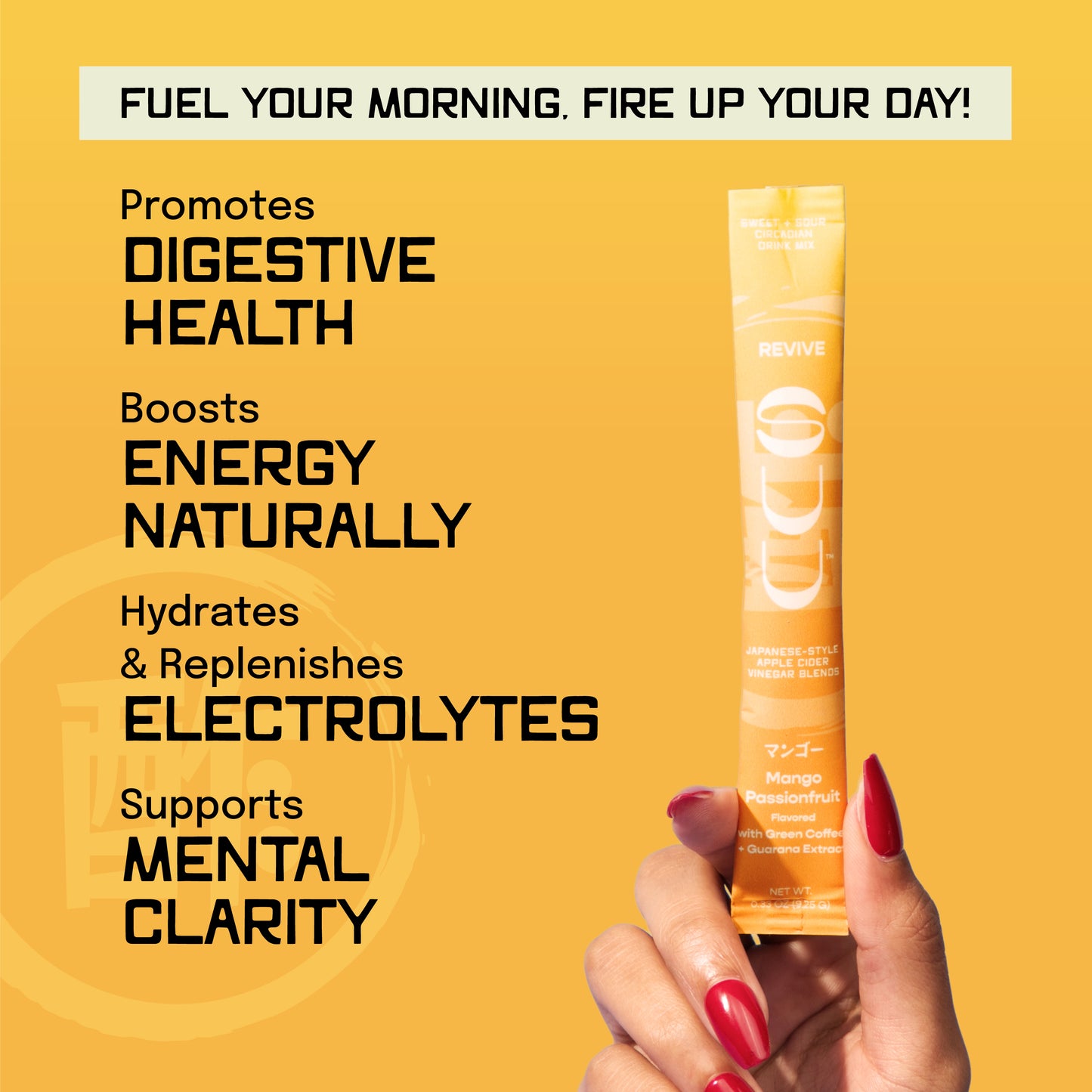 ENERGY + HYDRATION + GUT BALANCE