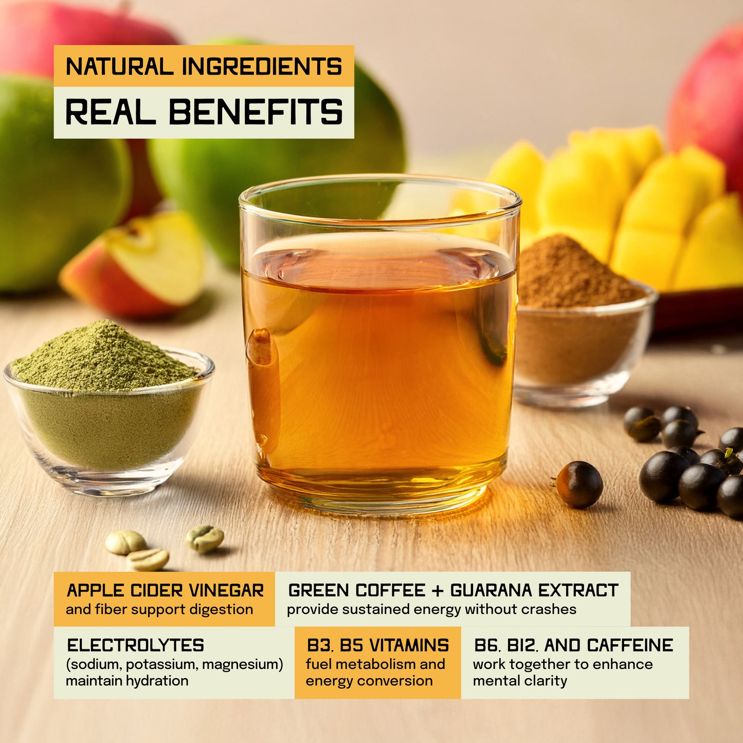 ENERGY + HYDRATION + GUT BALANCE