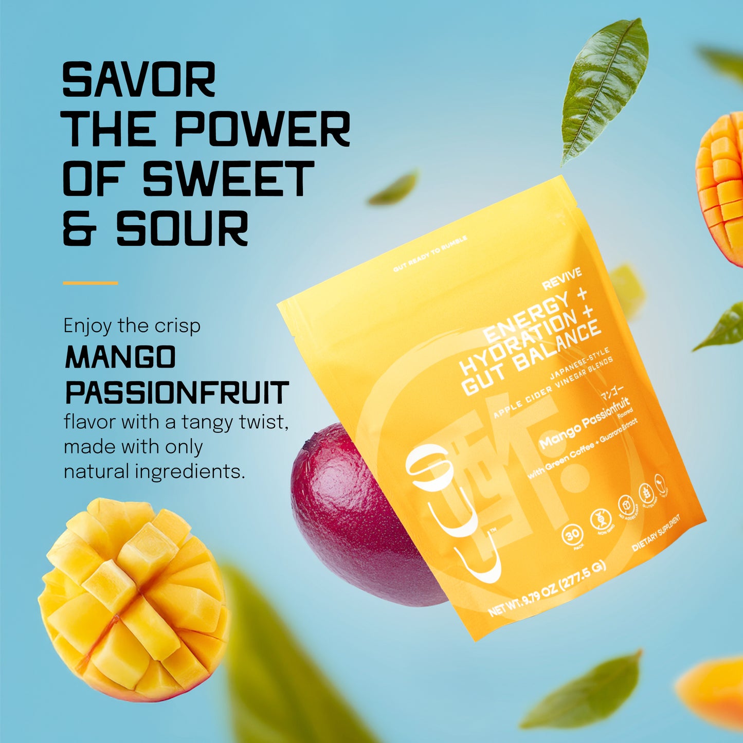 ENERGY + HYDRATION + GUT BALANCE