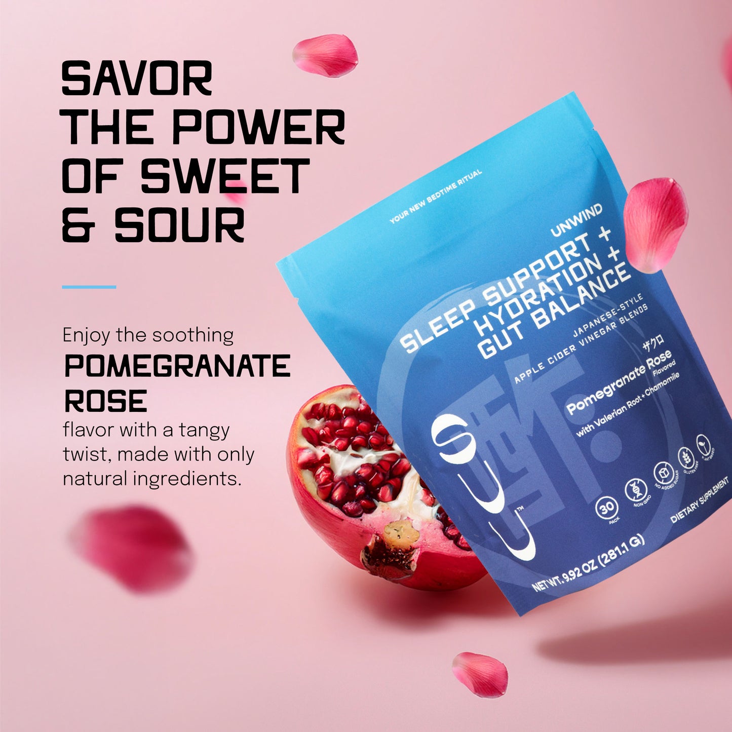 SLEEP SUPPORT + HYDRATION + GUT BALANCE