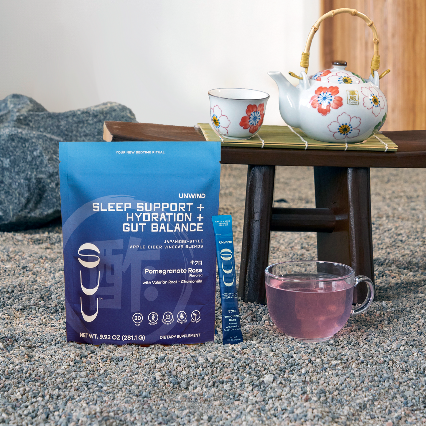 SLEEP SUPPORT + HYDRATION + GUT BALANCE