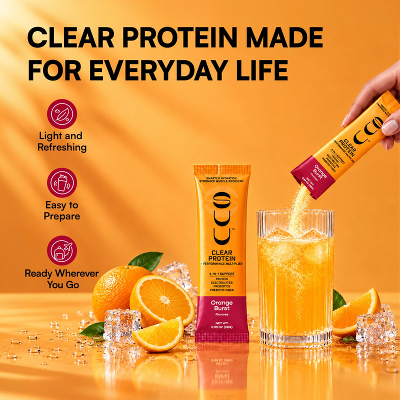 Clear Protein - Orange Burst