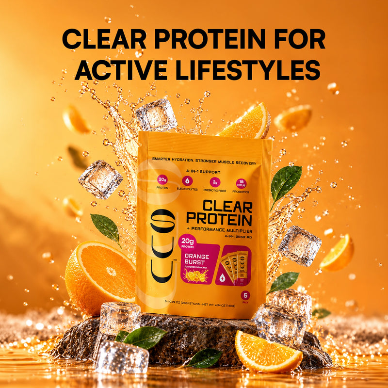 Clear Protein - Orange Burst