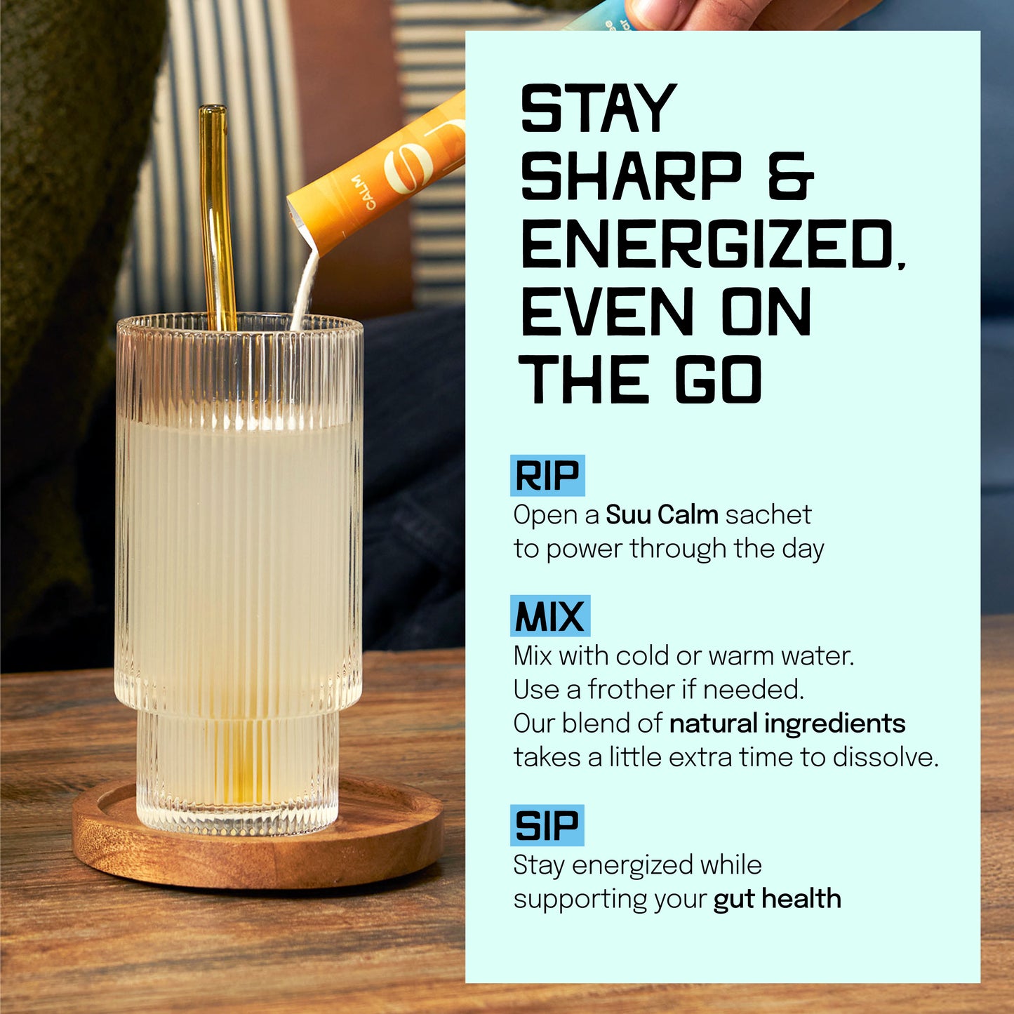 RELAXATION + HYDRATION + GUT BALANCE