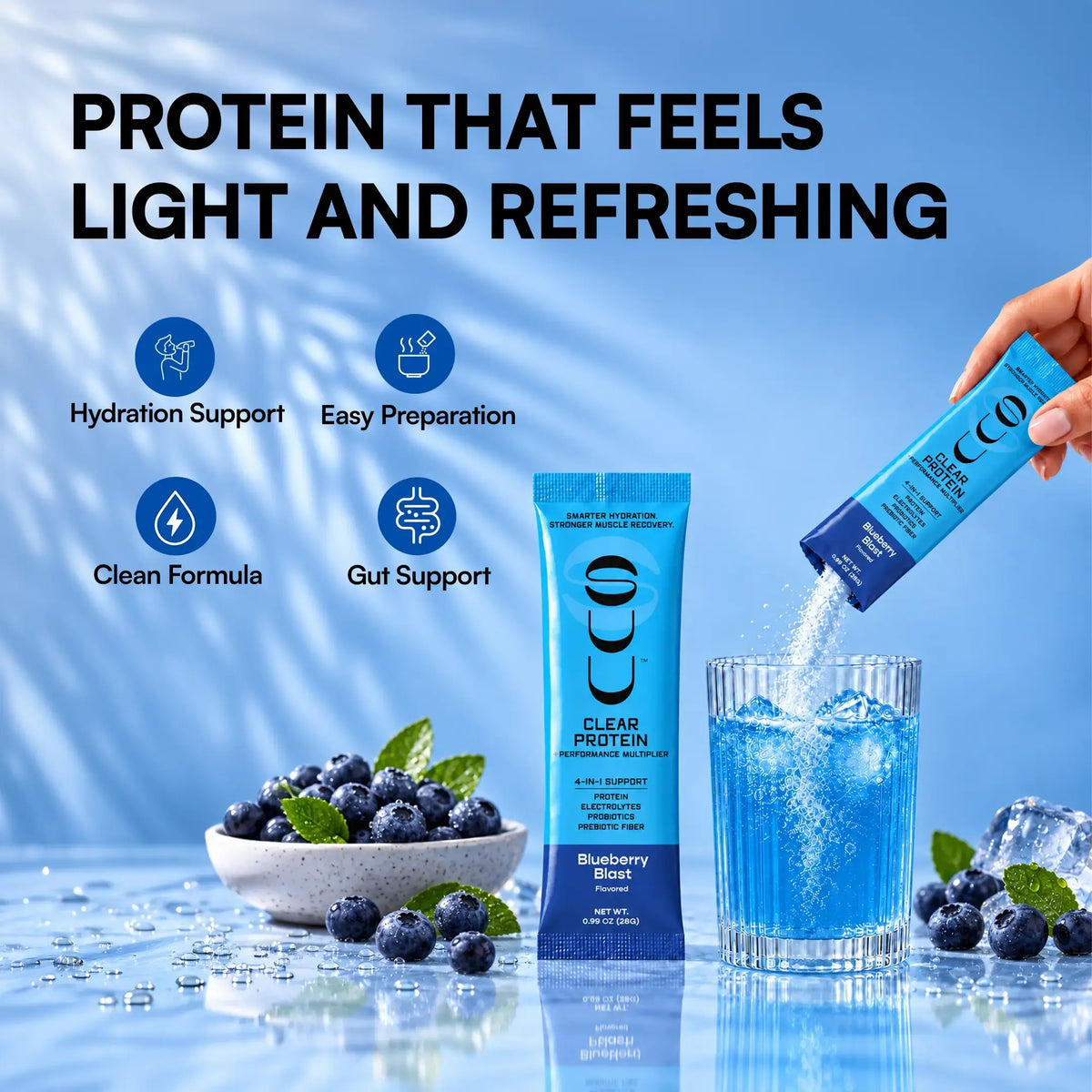 Clear Protein - Blueberry Blast